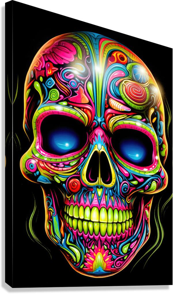 Skull music punk vector vintage grunge design Stock Vector
