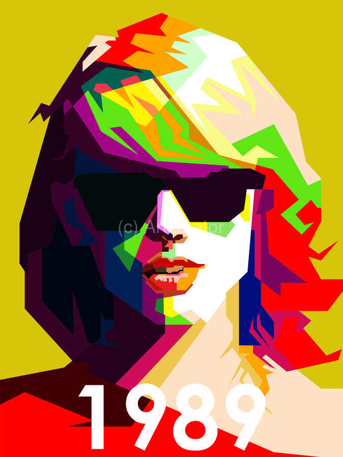 Taylor Swift Famous Singer Pop Art WPAP - Artkreator