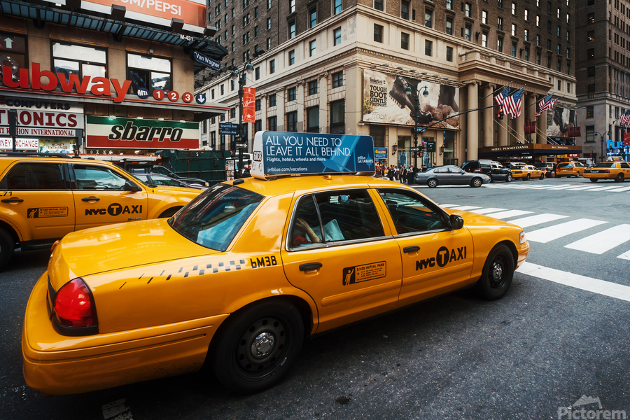 Yellow taxis in New York City - Philippe Lejeanvre