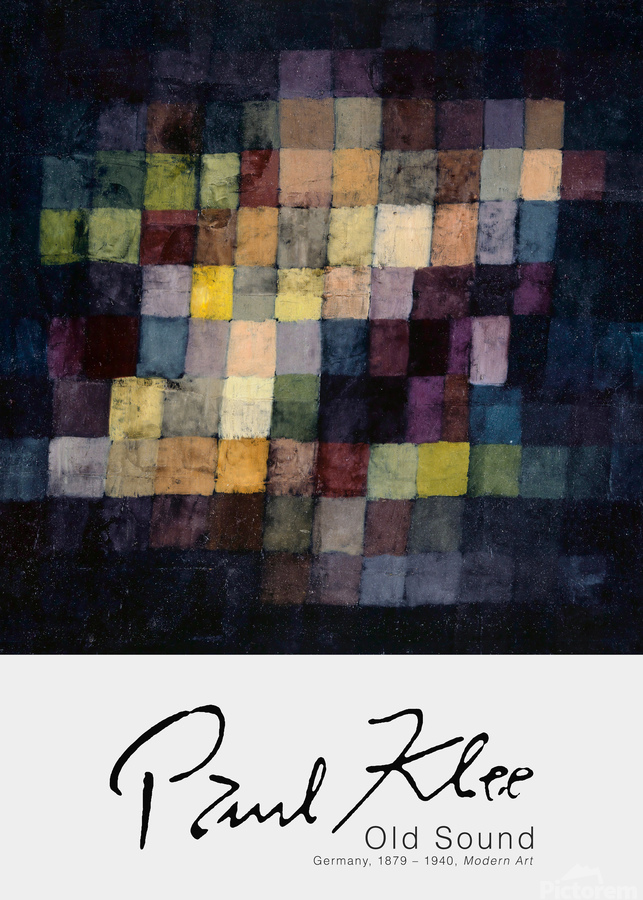 PAUL KLEE RARE 1992 ABSTRACT LITHOGRAPH PRINT MODERNIST