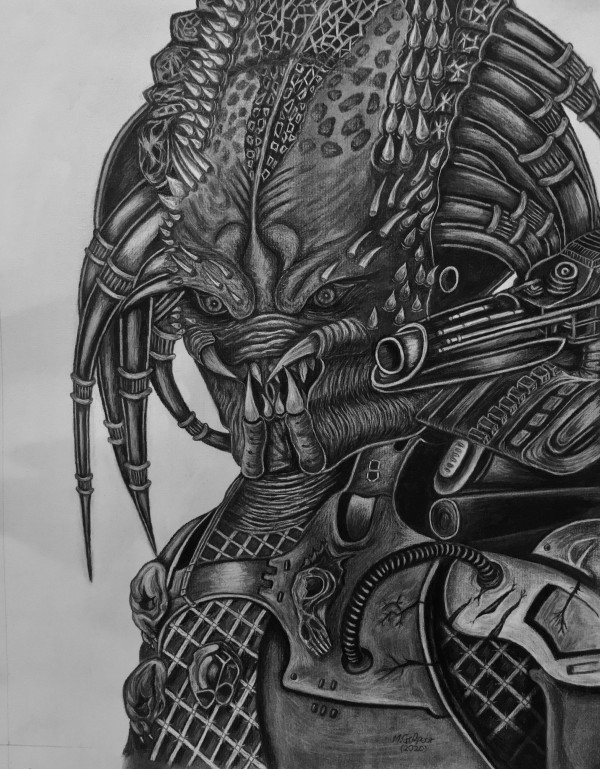 How To Draw The Predator Alien, Step by Step, Drawing Guide, by JasonG -  DragoArt