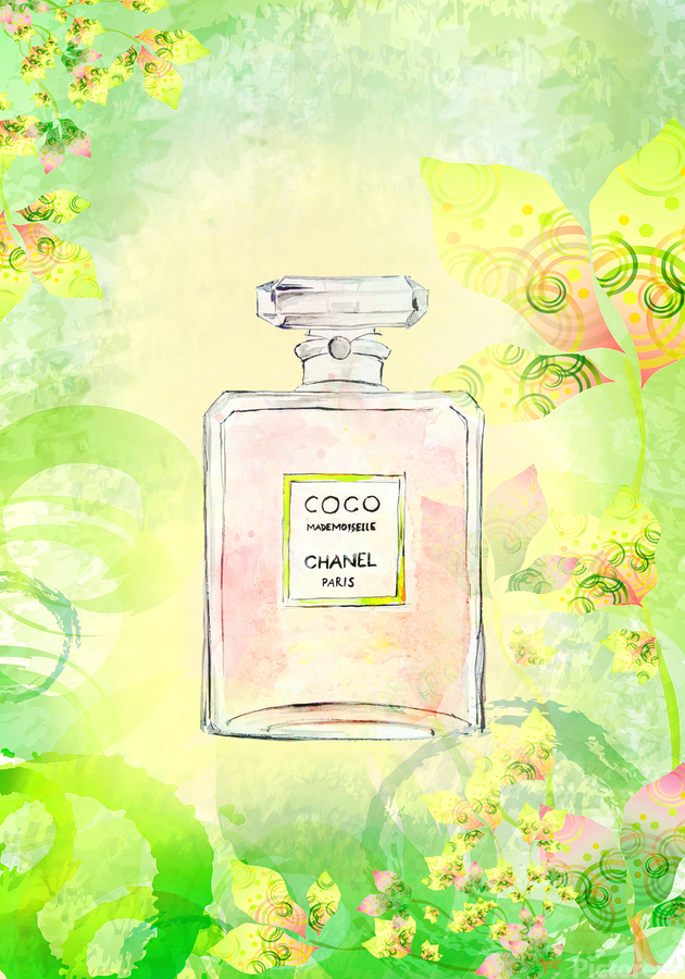 Coco Chanel fashion poster - artvi