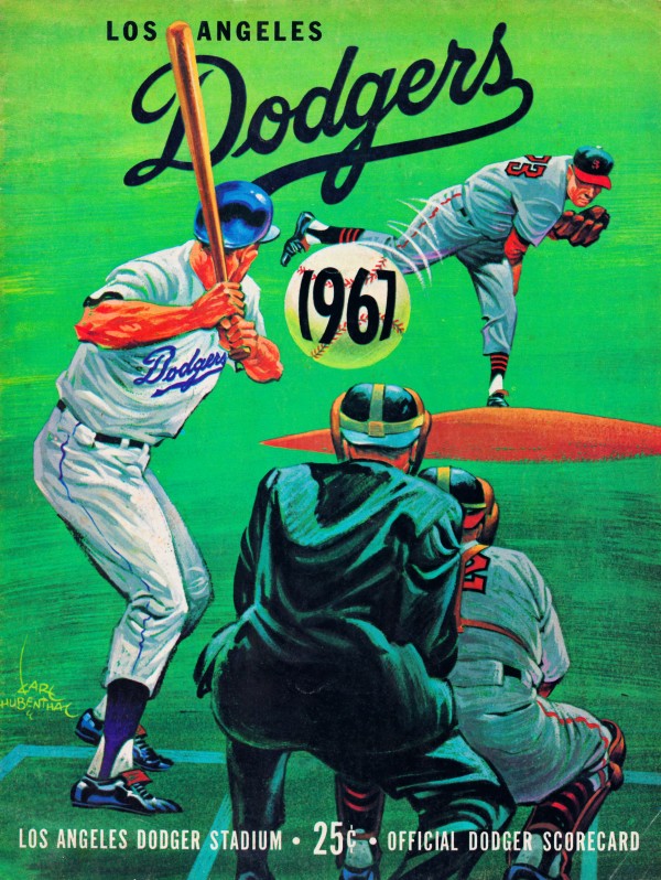 Dodgers Baseball Color Swatch Print Dodgers Baseball Poster 