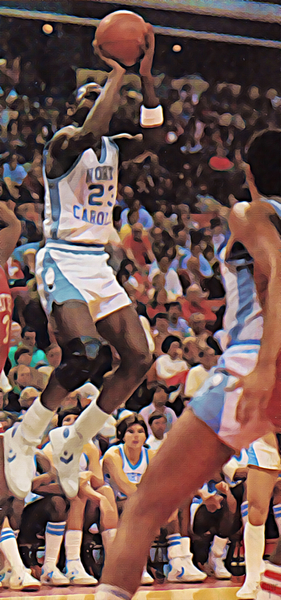1983 Michael Jordan North Carolina Jump Shot - Row One Brand