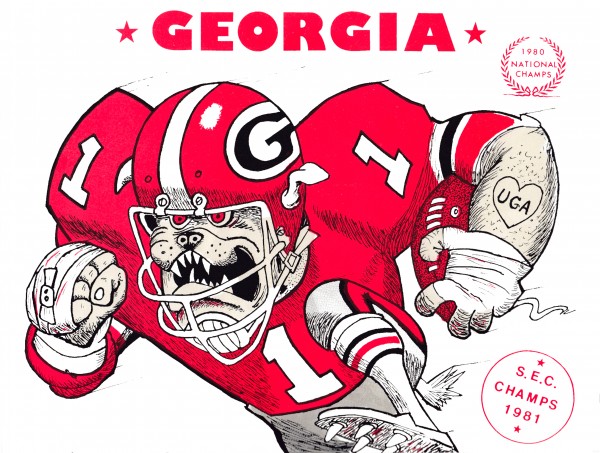 Georgia Bulldogs Football Illustration : r/georgiabulldogs