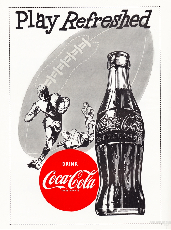 1955 Large Coca Cola Kid Advertising Figure Poster Sign