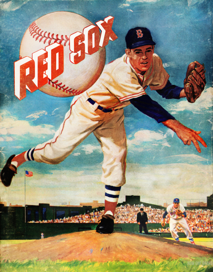 1959 Boston Red Sox Vintage Art - Row One Brand