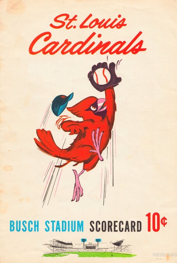 Cardinals Scorecards, DRAW, Mike Right