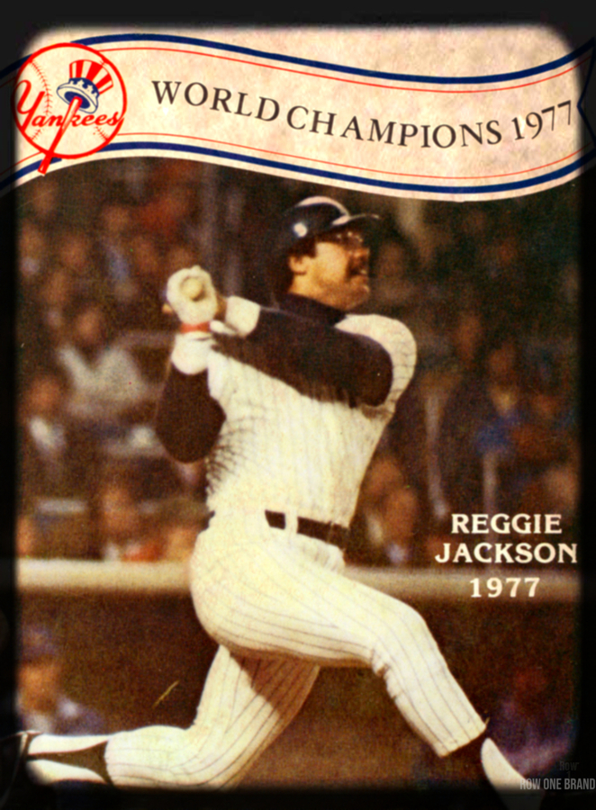 1977 New York Yankees Reggie Jackson Viewfinder Art