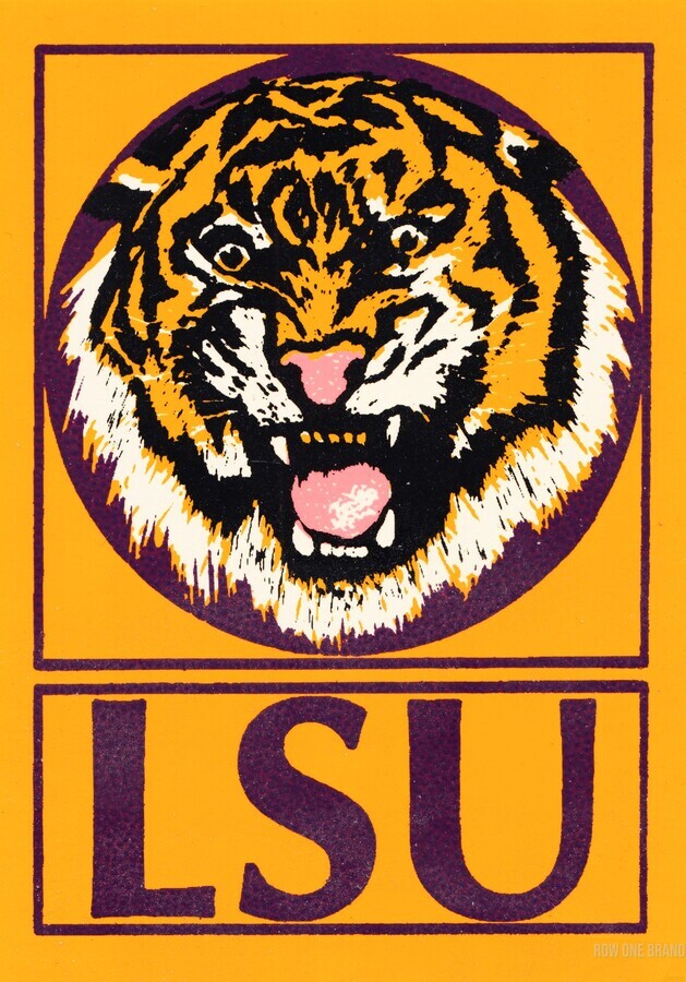 LSU Tigers - 2023 NCAA National Baseball Champions Logo Dimensional Wall Art