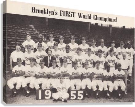 1955 Brooklyn Dodgers World Champions Team Photo