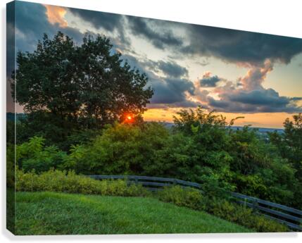 Sunset - Iroquois Park Overlook - Louisville - Kentucky Fleece