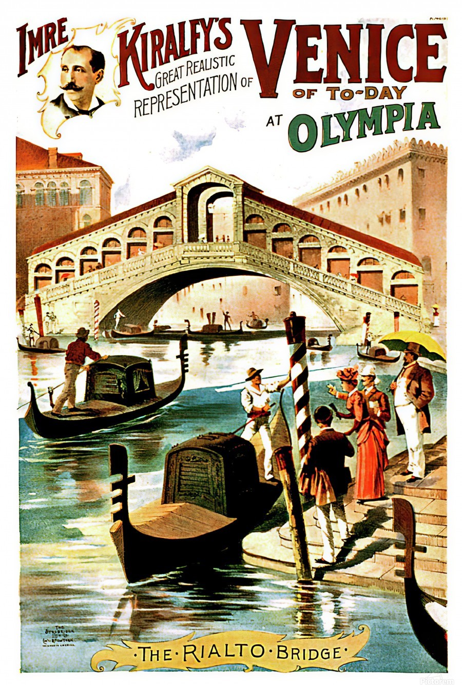 Venice Vintage Travel Poster - VINTAGE POSTER