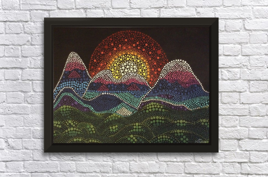 DecoArt Dip Dot Mandala Sunset Painting Kit, 0.5 fl. oz.