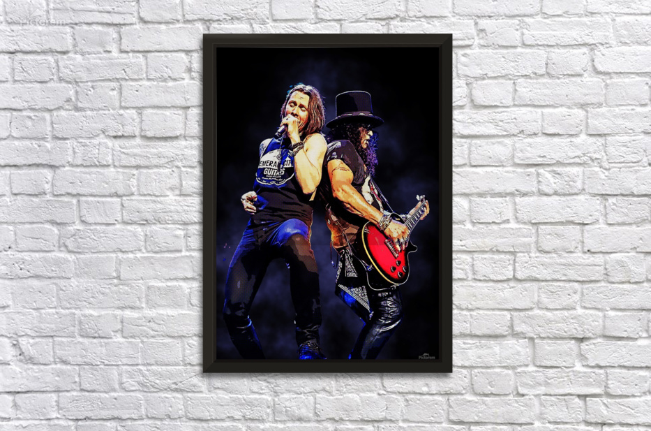 Metal Print Slash Feat Myles Kennedy Tour Dates 2019 Ak02 Digital Art by  Abang Kera - Fine Art America