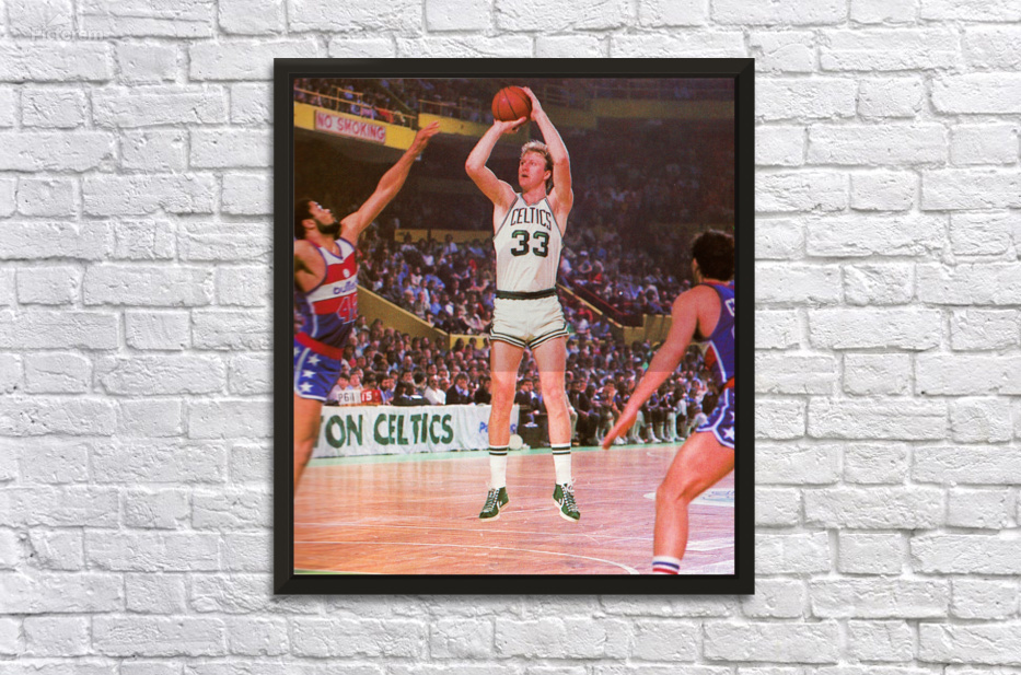 Larry Bird Boston Celtics Autographed Shooting Signed Poster Photo Printing  Wallpaper Home Decoration Painting - AliExpress