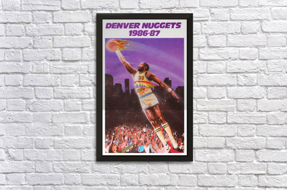  PosterGlobe Poster B134 Denver Nuggets Retro