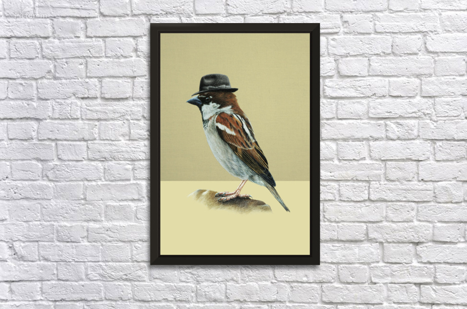 Frilled Coquette by Mikhail Vedernikov - Gallery-Wrapped Canvas Giclée East Urban Home Size: 26 H x 18 W x 1.5 D