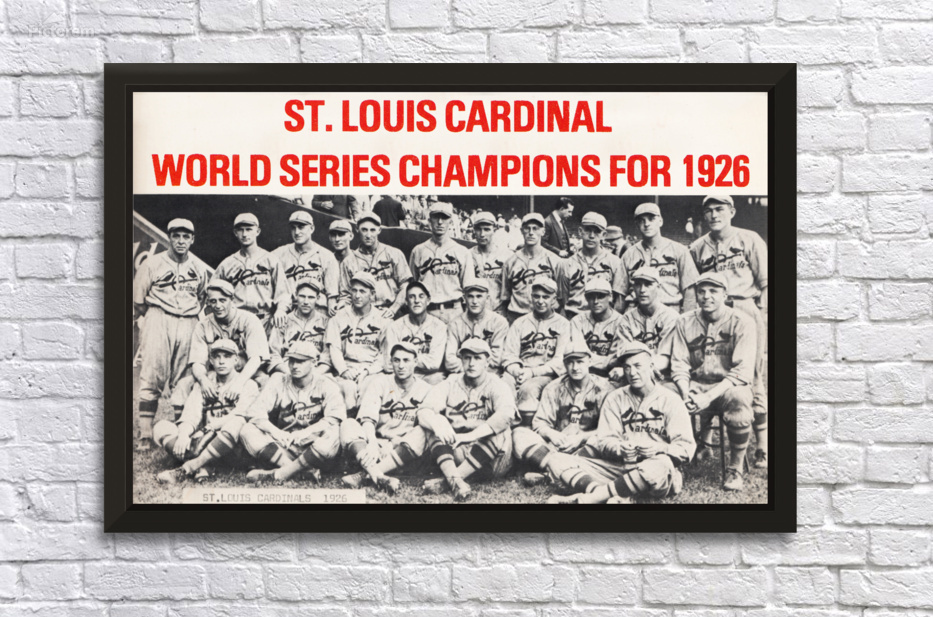 St. Louis Cardinals 1926 World Series Framed 18 x 14 Ticket