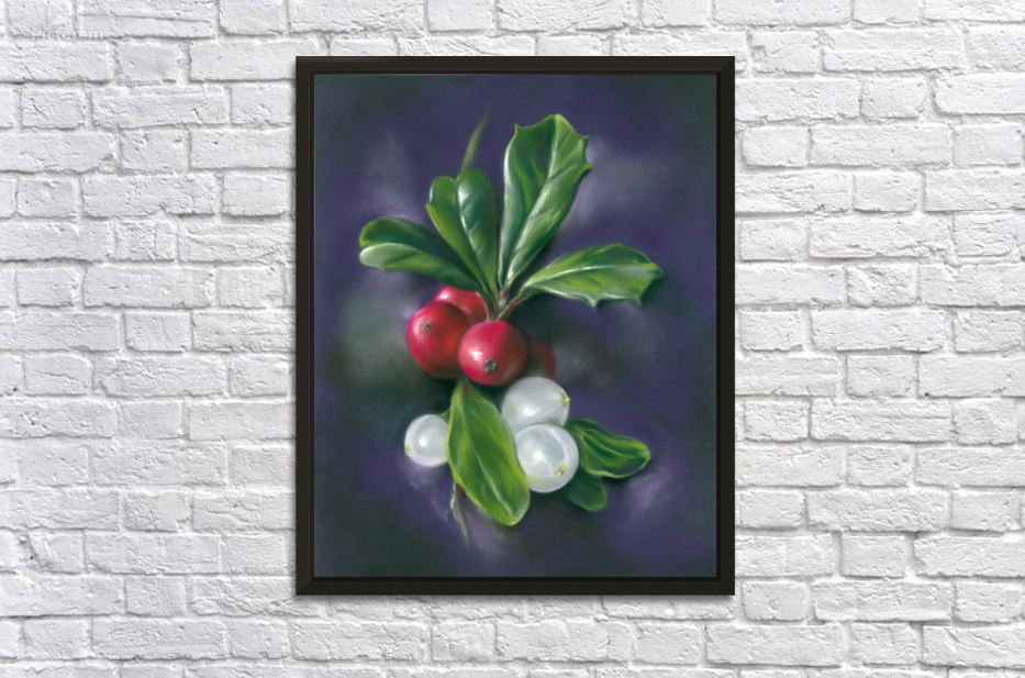 Christmas Holly, mistletoe, christmas berries By TanySLDesigns
