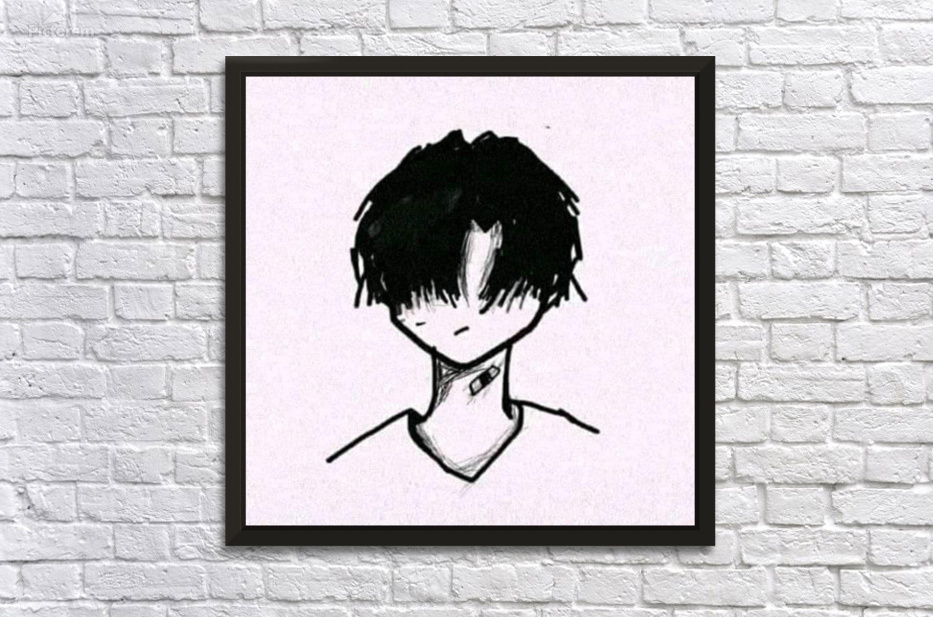 Sad Boy Photographic Print for Sale by Harukuradesu0