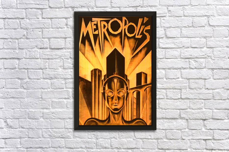  Art Wall Metropolis Movie Poster Rolled Canvas Art, 24 by  32-Inch: Unframed Prints: Posters & Prints