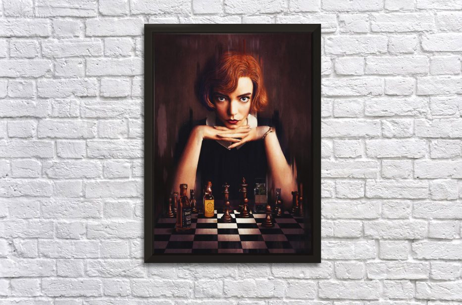 The Queens Gambit Chess Opening Poster Fine Art Print Poster for