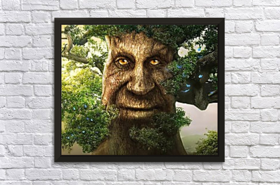 Wise Mystical Elucidative Tree Original Art Canvas Print Canvas