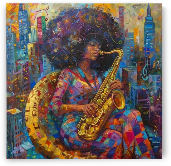 Colorful Jazz  by Expressionist Muse MMXXIV