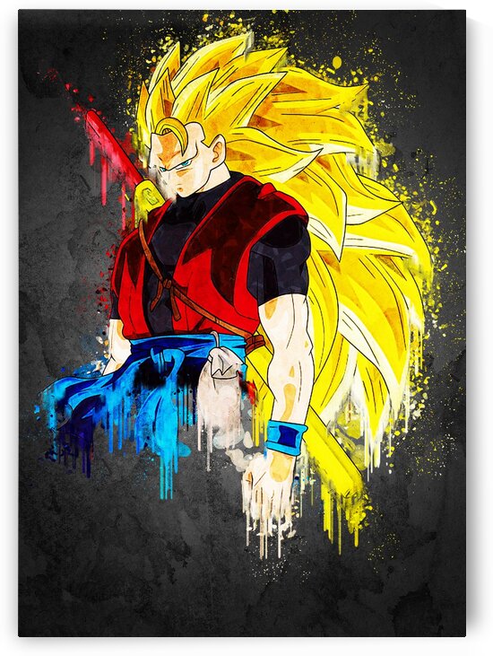 Son Goku painting by Gunawan Rb