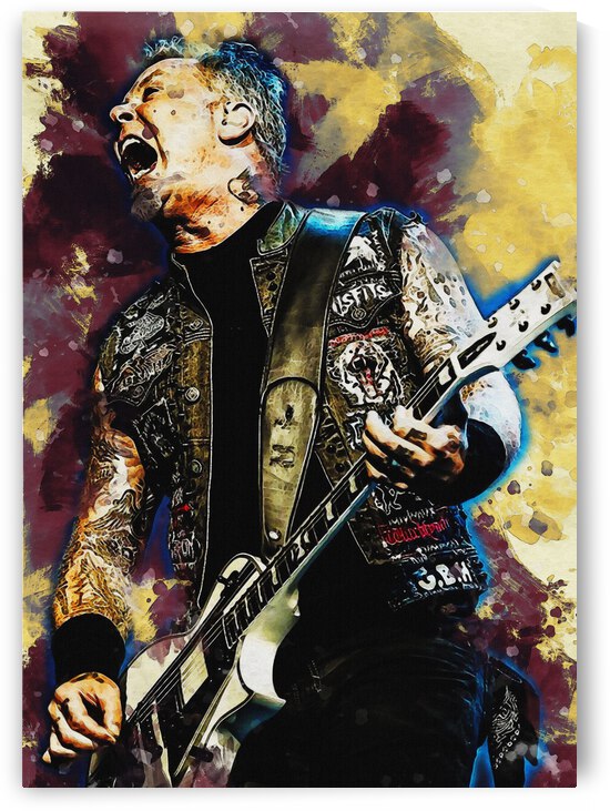 James Hetfield   Metallica   Smudge  by Gunawan Rb