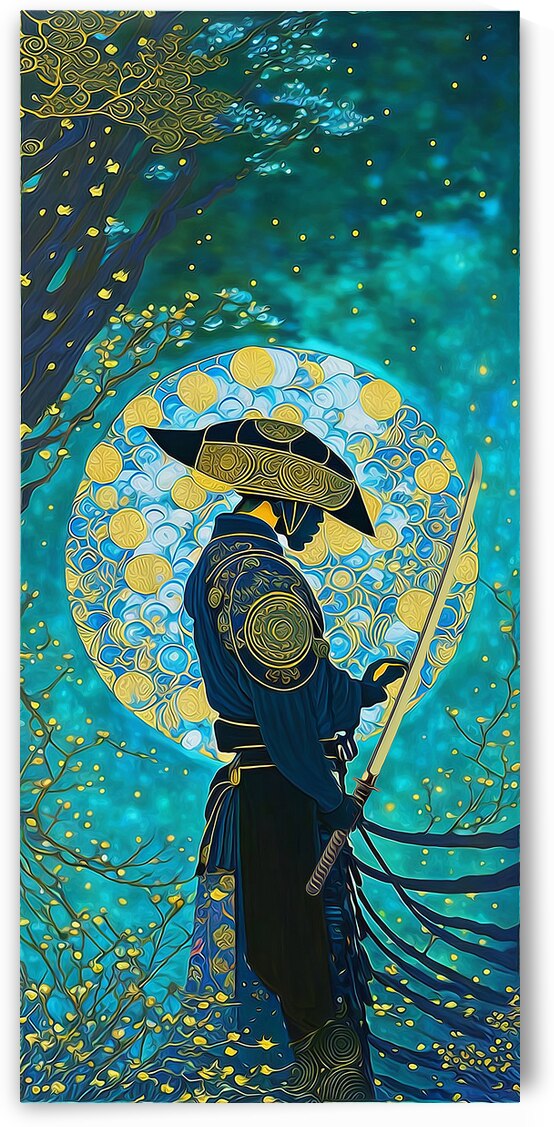 The Moonlight Samurai by Samurai Klimt