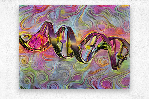 DNA Strand Artwork Neck Tie