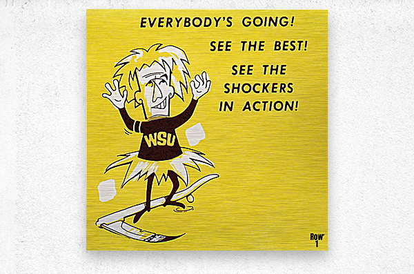 Wichita State Shockers 12 Logo State Sign 