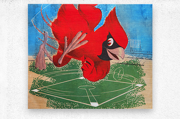 1963 St. Louis Cardinals Scorecard Remix Art