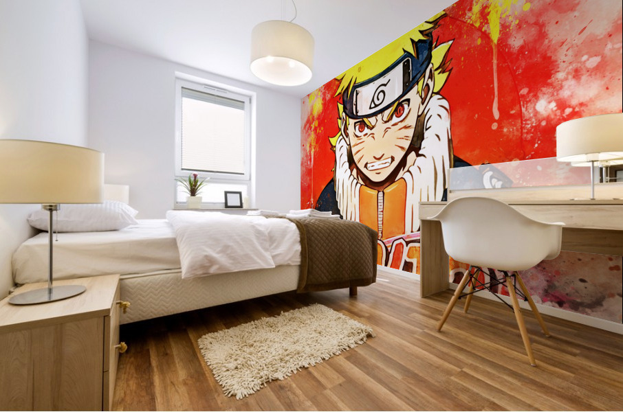 ZJYSM Narutu Umino Iruka Uzumaki Anime Modern Family Bedroom Decor