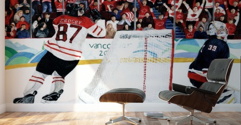 Vancouver Hockey - Retro Canucks Skate Tapestry for Sale by