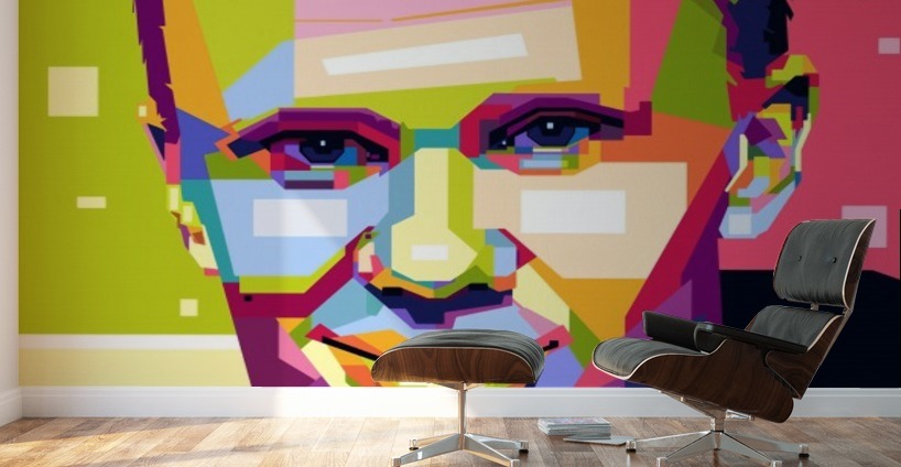 erling haaland pop art by amex Dares on canvas, poster, wallpaper and more