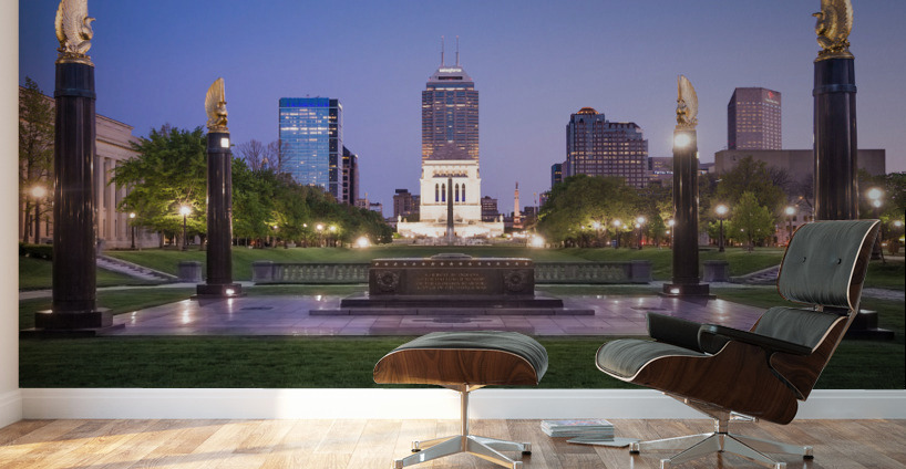 American Legion Mall at Sunset - Indianapolis - Indiana - Gary Whitton