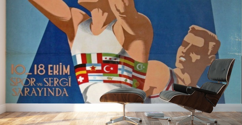 Vintage poster for Basketball Tournament in Istanbul - VINTAGE POSTER