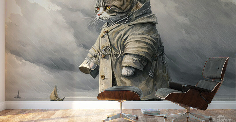 Anthropomorphe Katze in Rüstung 8k · Creative Fabrica