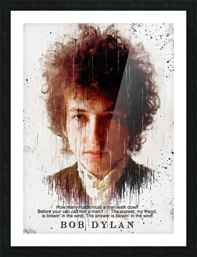 Bob Dylan Quote Print the Answer My Friend is Blowin' in 