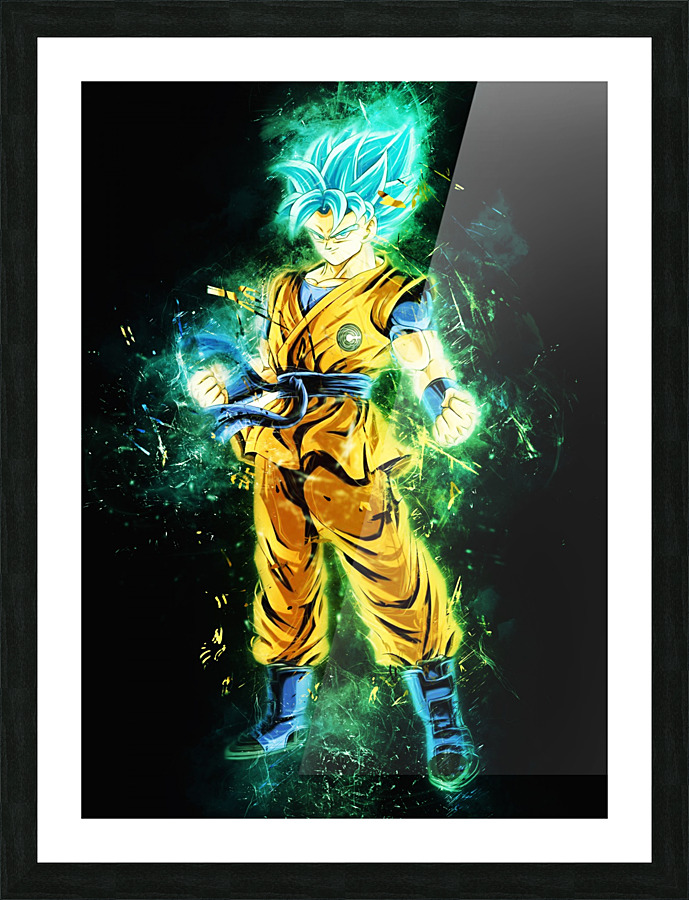 Dragonball : Goku super saiyan blue Art Board Print for Sale by  Snatchedesigns