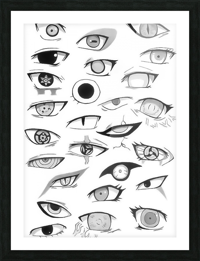 Naruto Eyes (Anime eyes) Canvas Art Print