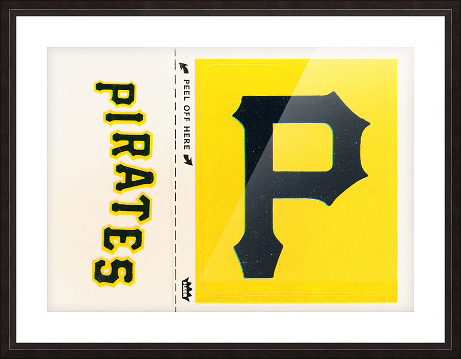 1981 Pittsburgh Pirates Fleer Decal Poster - Row One Brand