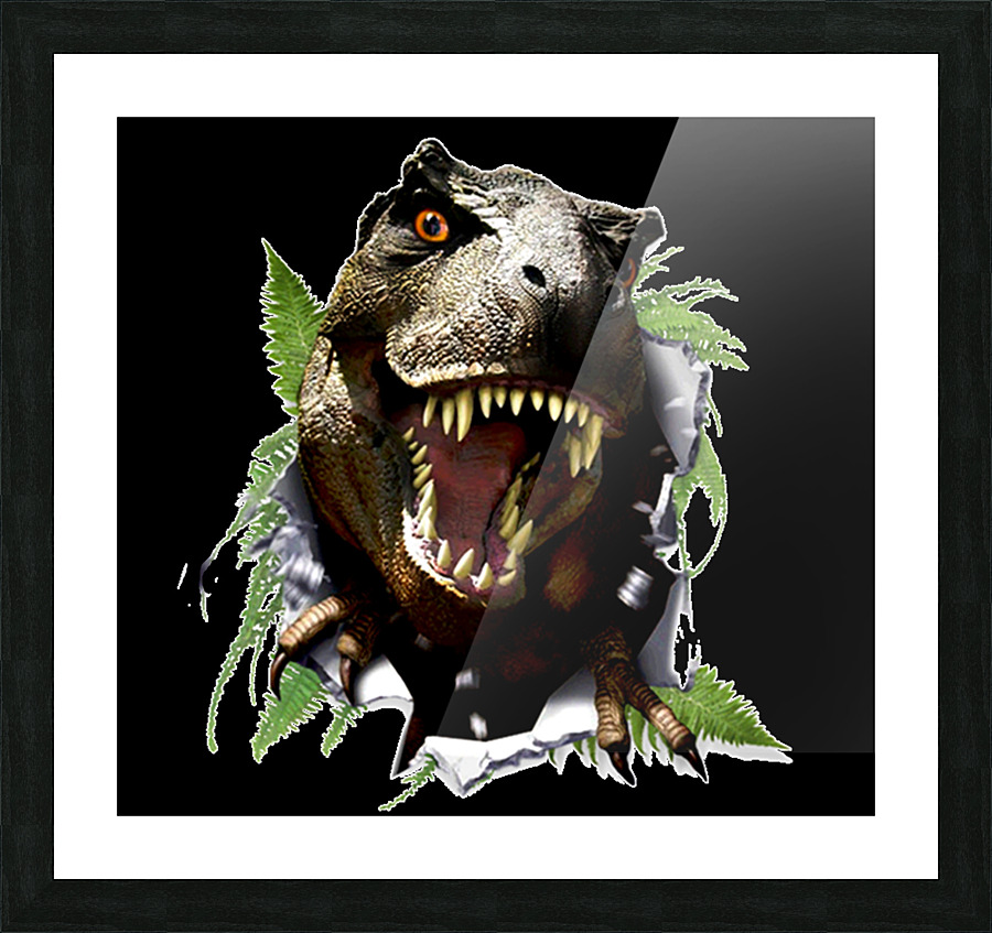 T-Rex Dinosaur – beautiful print on canvas – Photowall