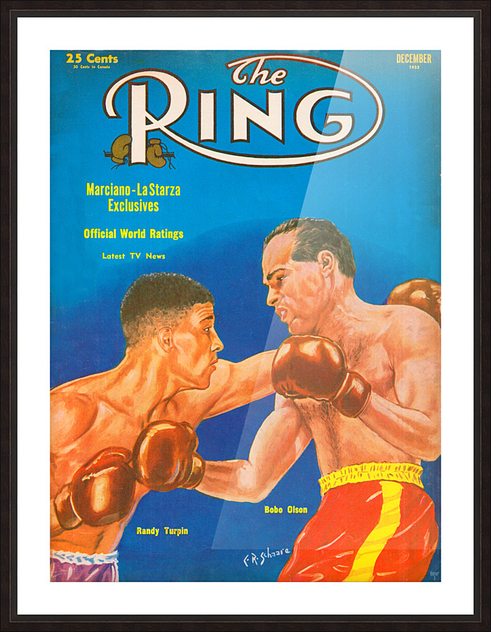The Ring Magazine Boxing Cover Art   Row One Brand