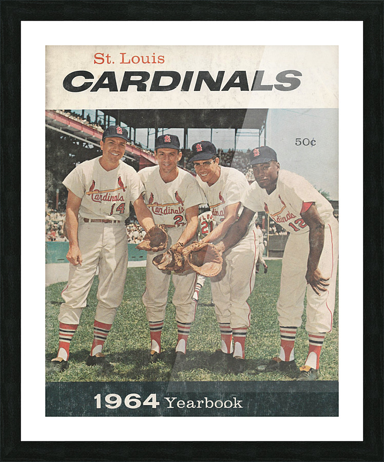 St. Louis Cardinals 12 x 16 1964 Program Cover Art Print