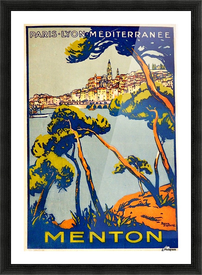 Buy wholesale Menton poster 50x70 cm • Travel Poster