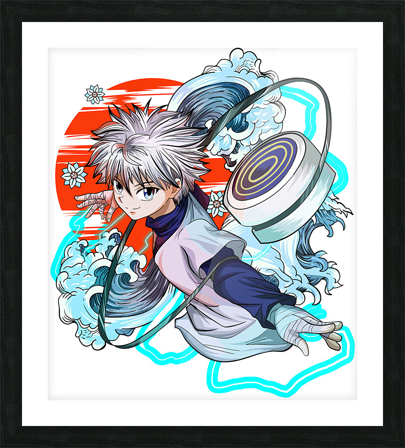 Hunter X Hunter - Map Wall Poster with Wooden Magnetic Frame